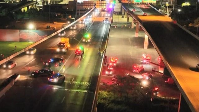 Generic police lights and crime scene tape 