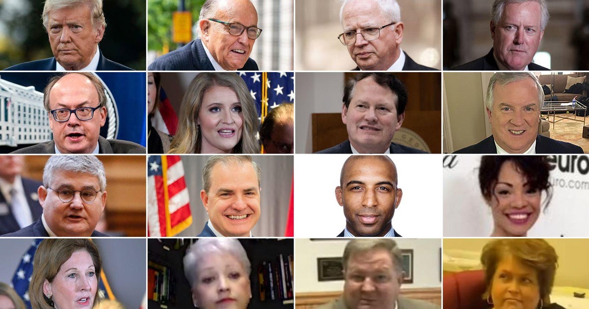 Who are the 19 people charged in the Georgia indictment tied to the Trump election scheme Who are the 19 people charged in the Georgia indictment tied to the Trump election scheme
