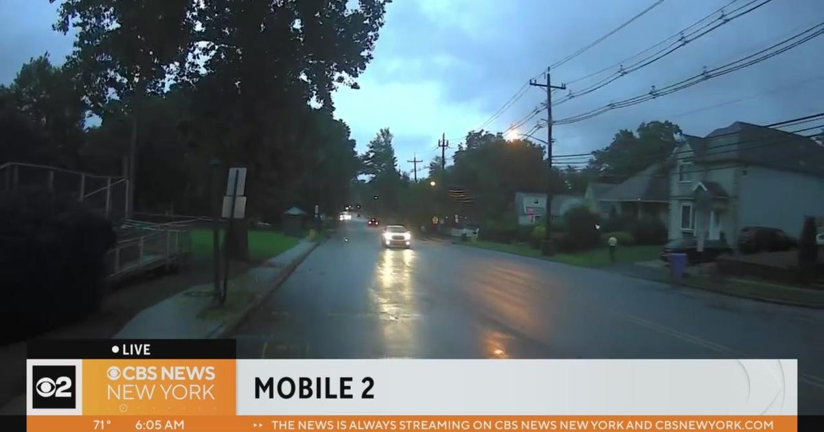 Mobile Weather Lab checking conditions in Leonia, N.J. CBS New York