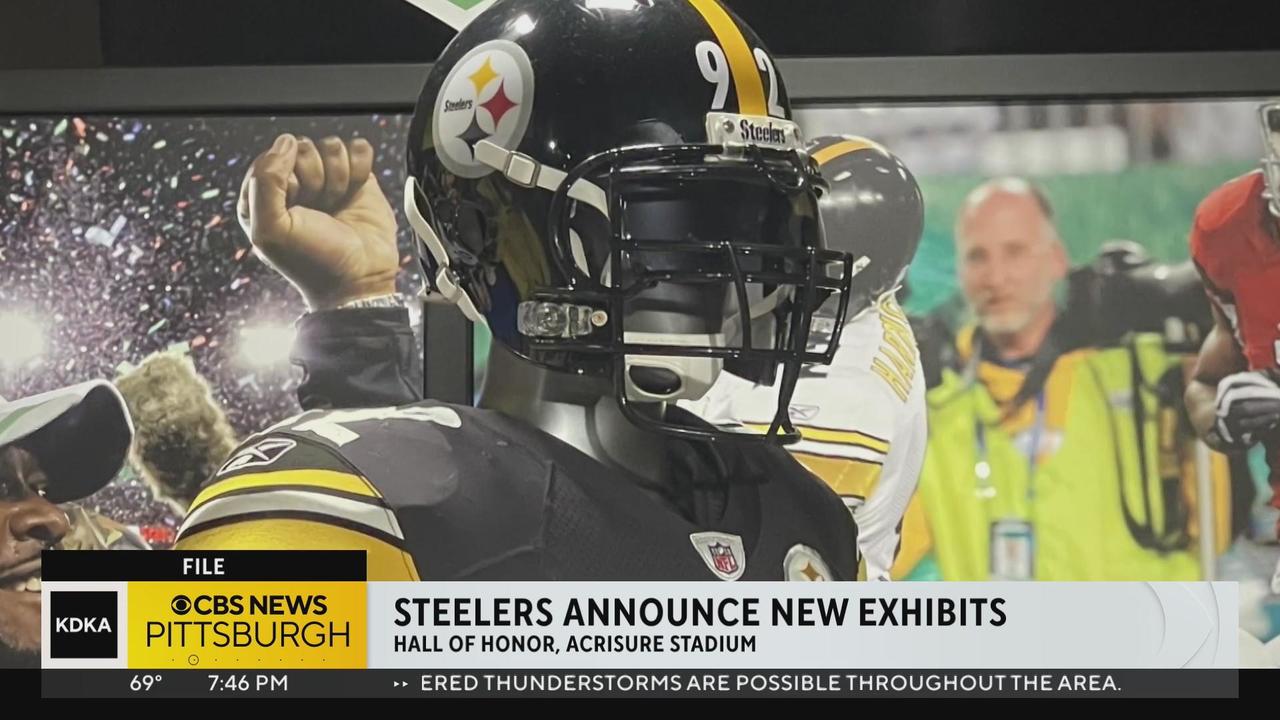 Pittsburgh Steelers Jersey & Helmet Uniform Set