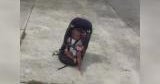 Teen rescues infant abandoned along street by car thief
