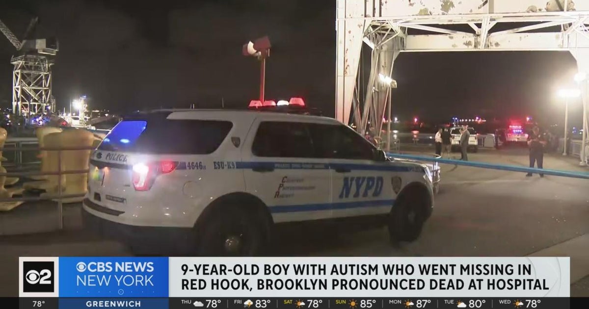 Body of missing boy with autism found on shore in Red Hook - CBS New York