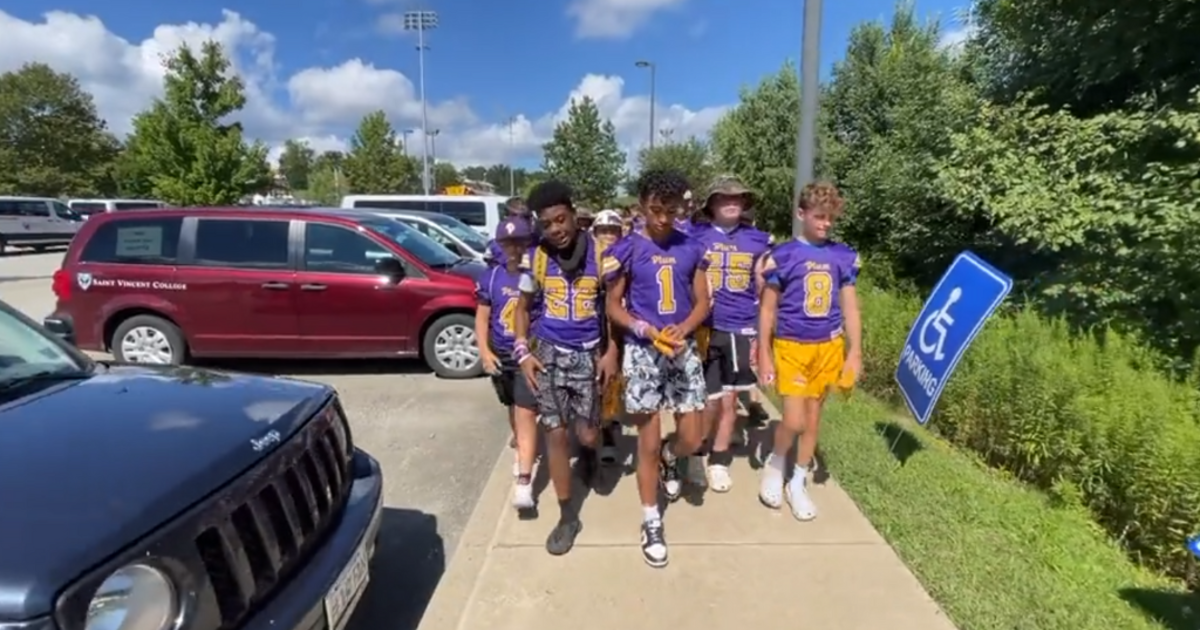 \ud83d\udc9c The @steelers invited the Plum youth football team, Keegan ...