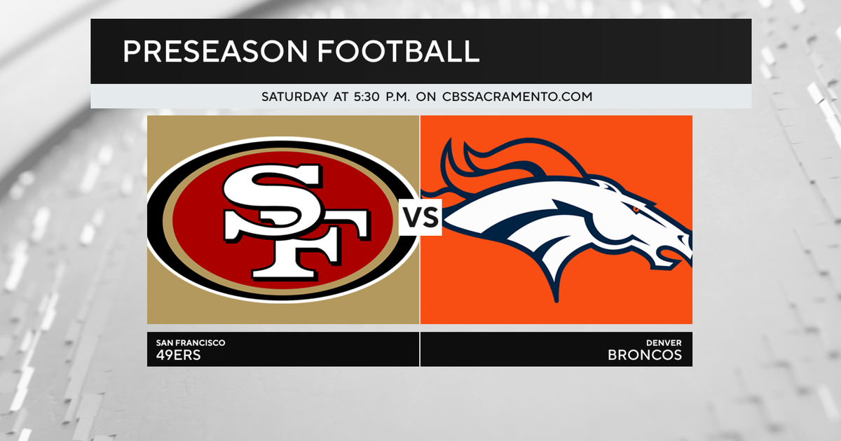 How to watch Saturday's San Francisco 49ers preseason game against the  Denver Broncos - CBS Sacramento
