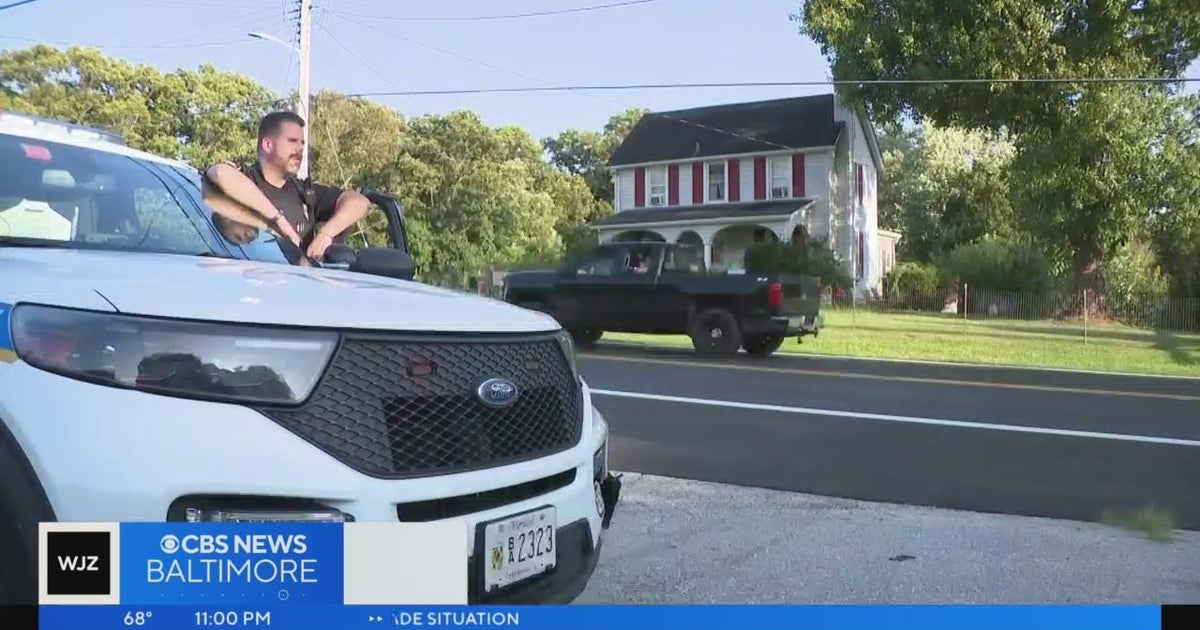 Baltimore County officers 'peacefully resolve' Parkton barricade situation CBS Baltimore