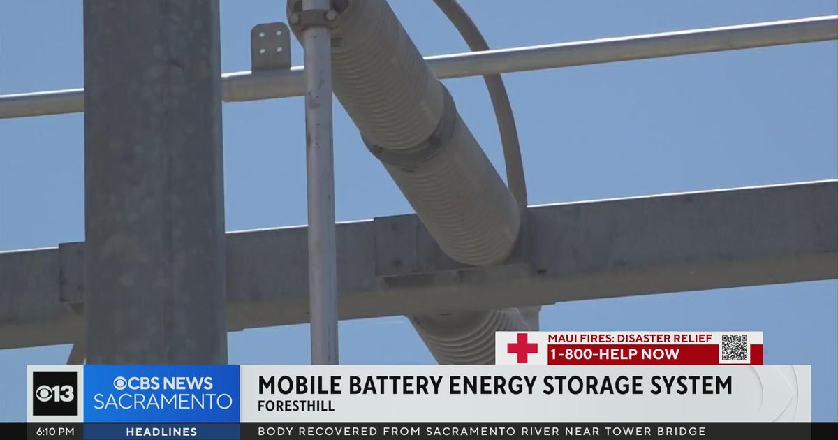 PG&E testing mobile battery energy storage system CBS Sacramento