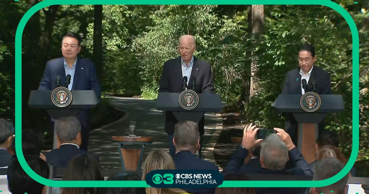 President Biden meets with Japan and South Korea leaders at Camp David ...