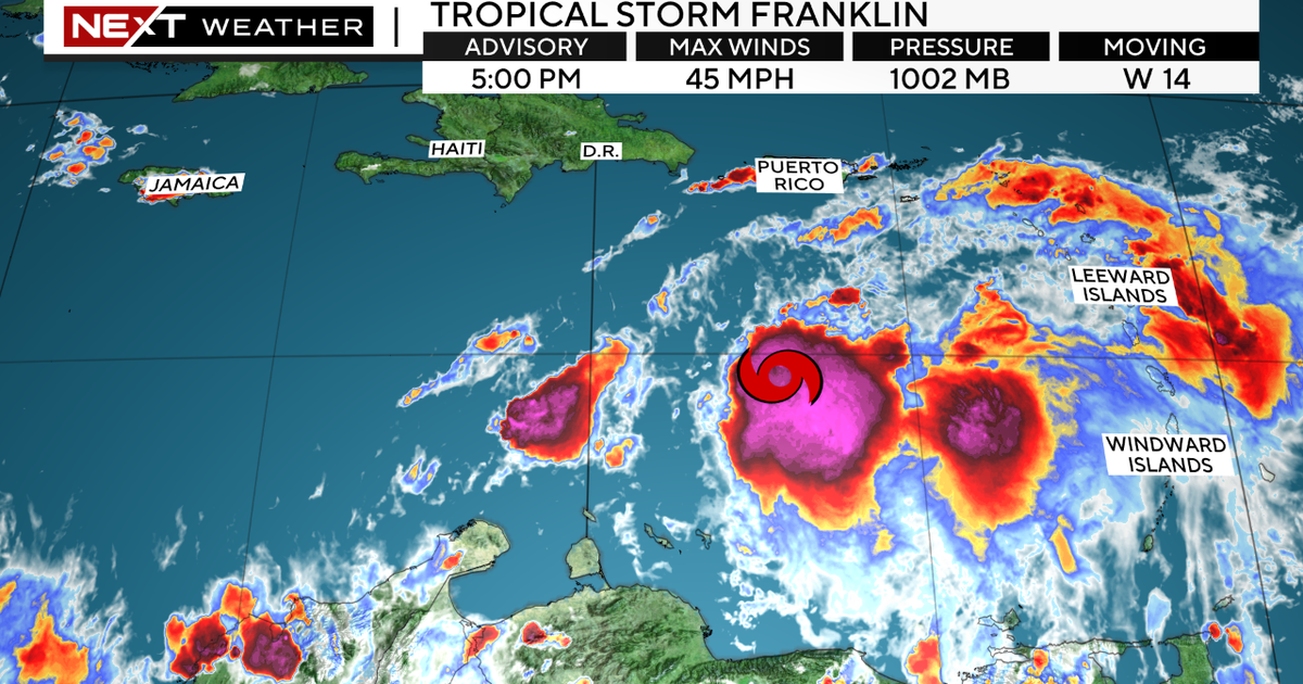 Tropical Storms Emily and Franklin variety as tropical exercise ramps up Tropical Storms Emily and Franklin variety as tropical exercise ramps up