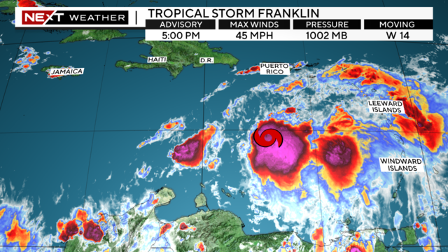 Tropical Storm Franklin 