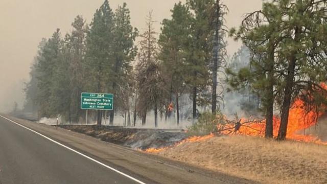 Washington state wildfire leaves at least one dead, 185 structures destroyed 