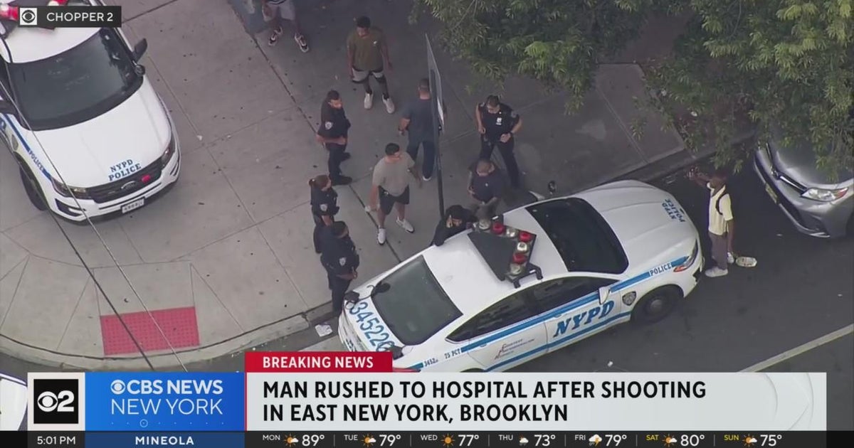 Brooklyn man shot in the face CBS New York