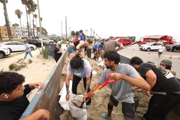 Hurricane Hilary, storm, tropical storm, Long Beach, Belmont Shore