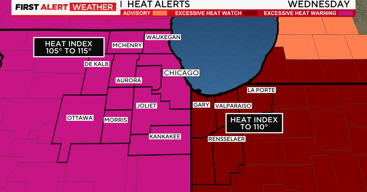 Chicago First Alert Weather Heat warning for Wednesday Chicago First Alert Weather Heat warning for Wednesday