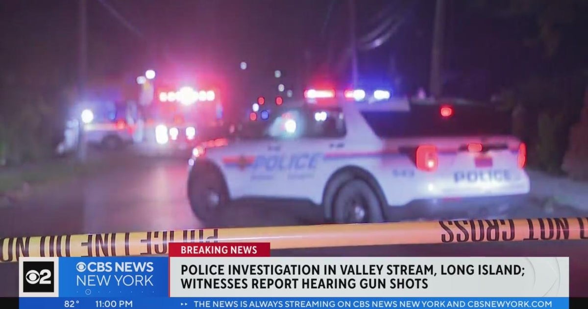 Witnesses report hearing gunshots at party in Valley Stream - CBS New York