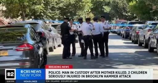 Mother killed, 2 young children seriously injured in Brooklyn hammer ...