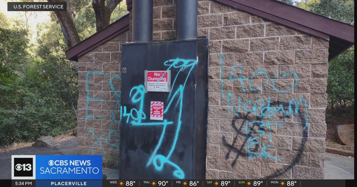 Vandals damage bathroom in Stanislaus National Forest