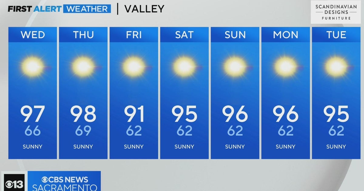 Wednesday afternoon weather forecast - Aug. 23, 2023
