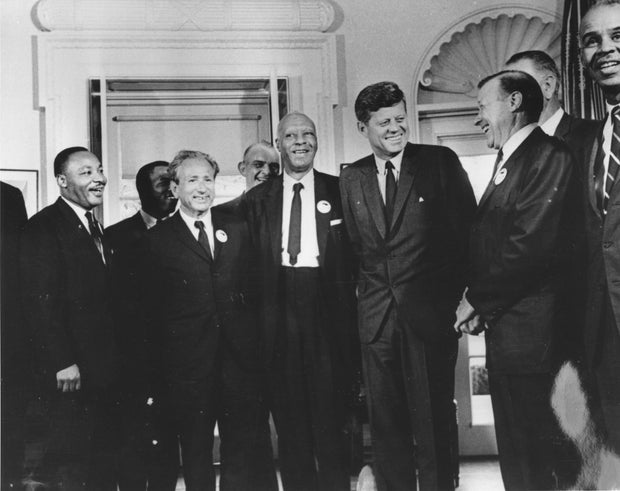 Civil Rights Leaders Meet With John F. Kennedy