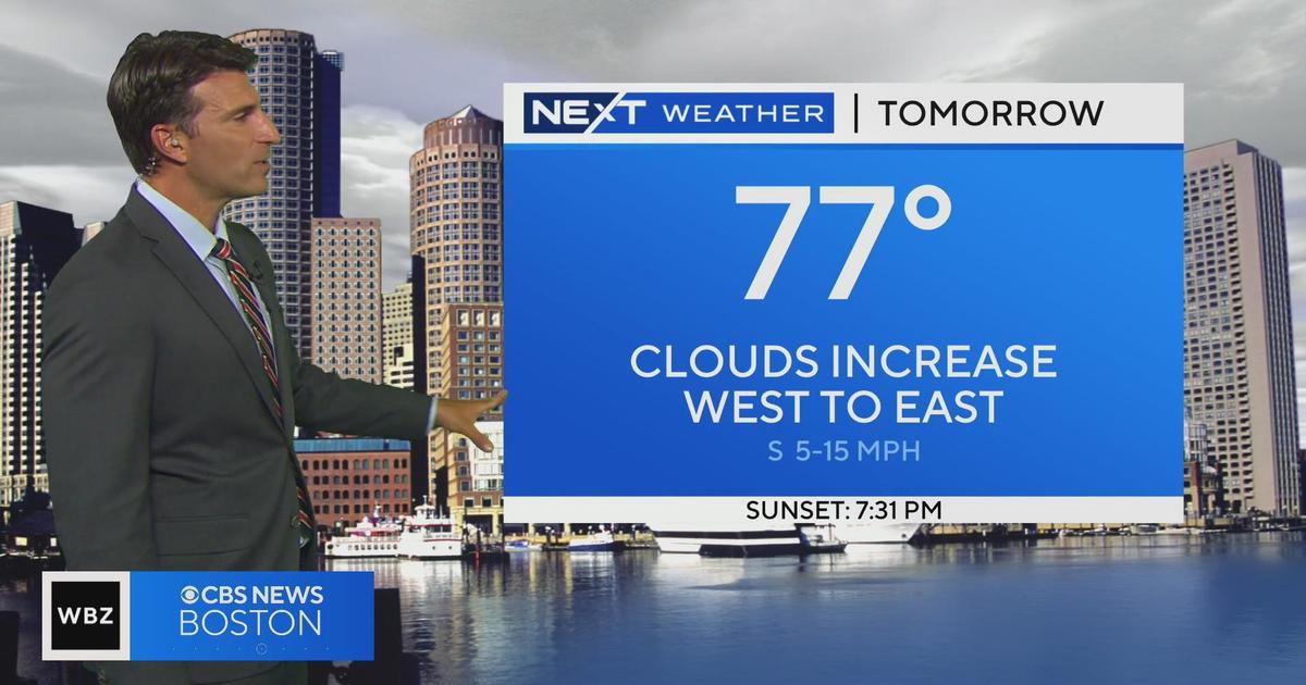 Next Weather: WBZ evening forecast for August 23