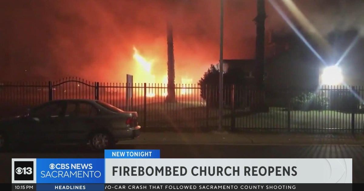 Sacramento church firebombed 3 years ago reopens its doors