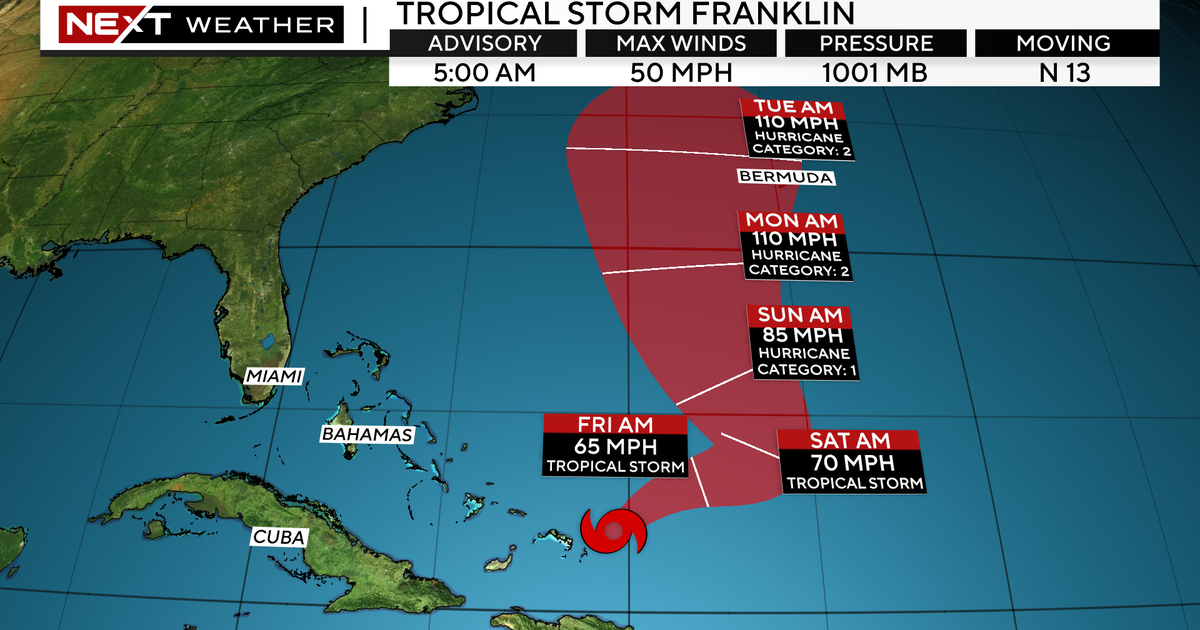 Tropical Storm Franklin back again above open up h2o, forecast to become hurricane Tropical Storm Franklin back again above open up h2o, forecast to become hurricane
