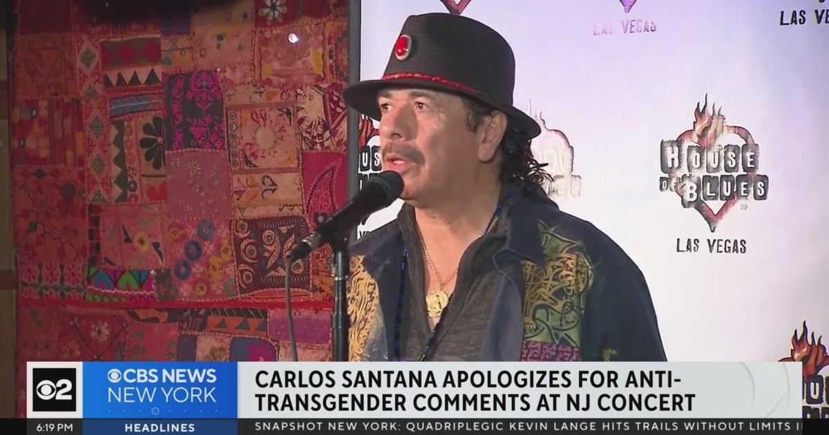 Carlos Santana apologizes for anti-trans comments at New Jersey show Carlos Santana apologizes for anti-trans comments at New Jersey show