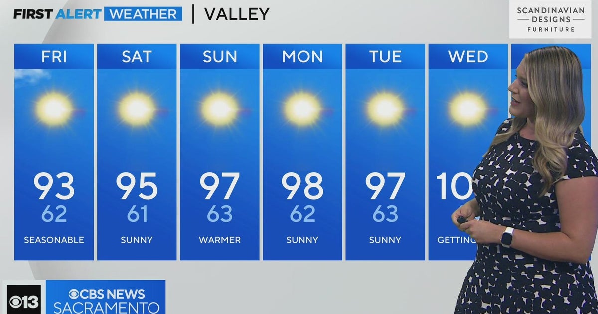 Friday afternoon weather forecast - Aug. 25, 2023