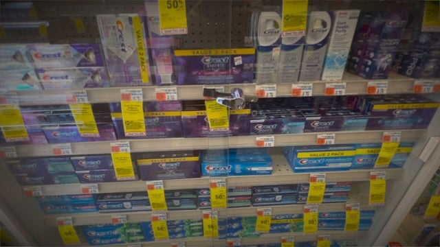 Target toothpaste locked up 