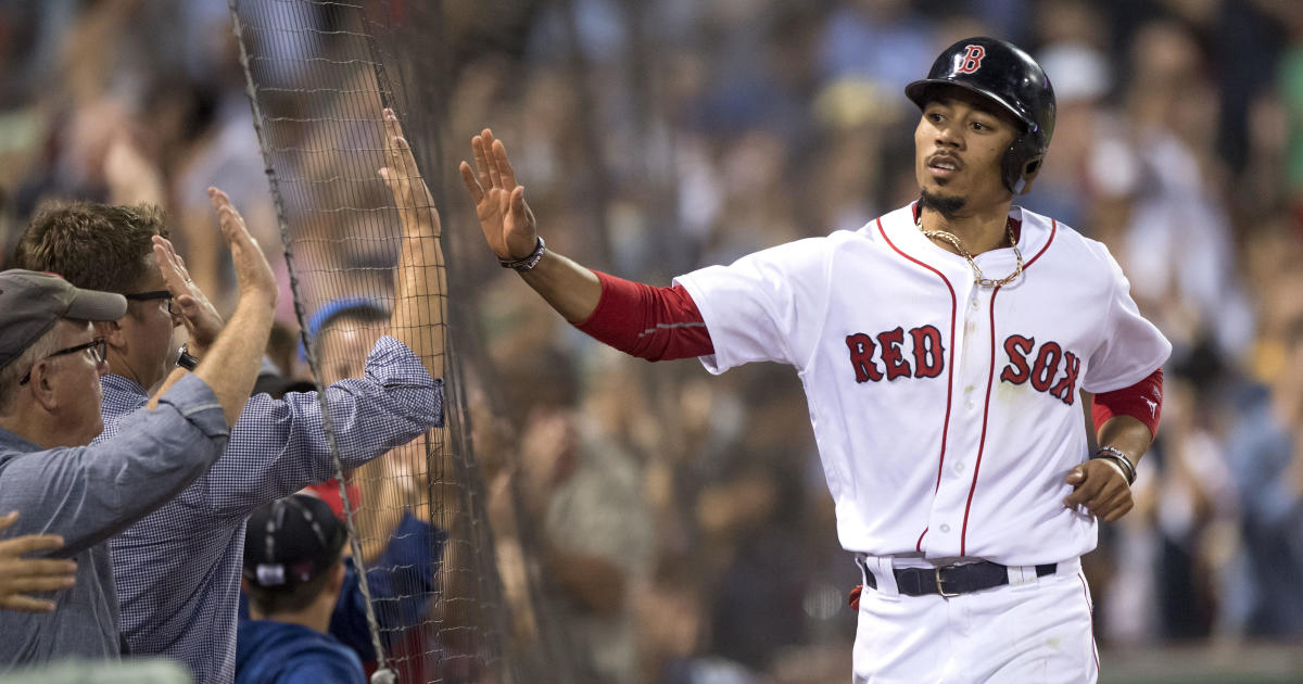 Mookie Betts is going to hear a lot of love this weekend at Fenway Park -  CBS Boston