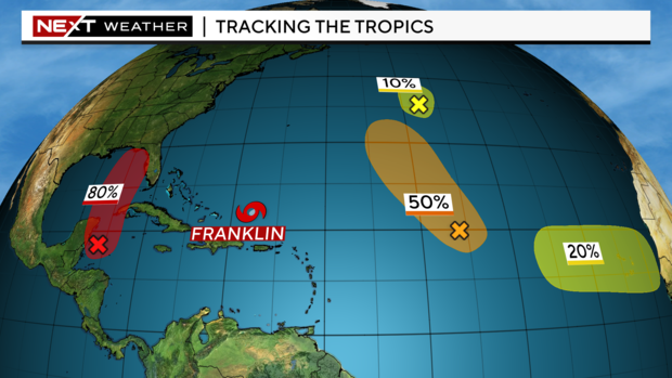 South Florida could be threatened by disturbance in NW Caribbean with soaking rainfall: Tracking the Tropics - CBS Miami