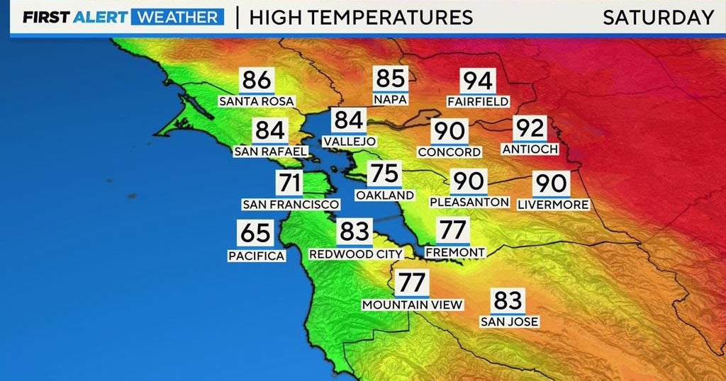 First Alert Weather Friday night forecast 8-25-23 - CBS San Francisco
