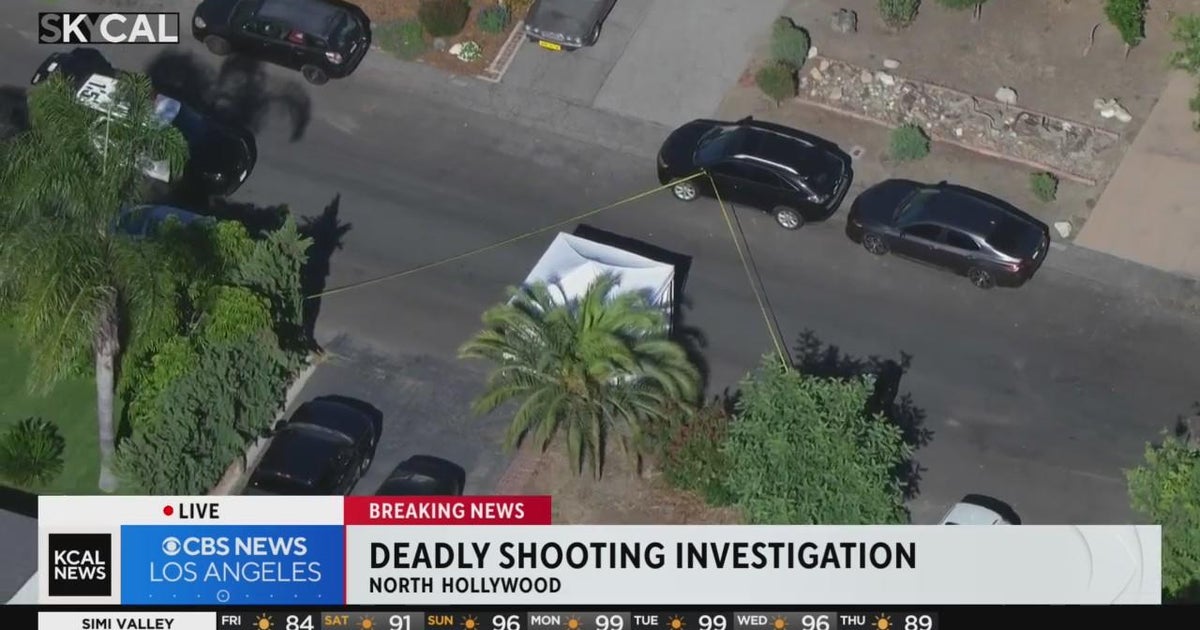 Police investigate North Hollywood shooting death - CBS Los Angeles