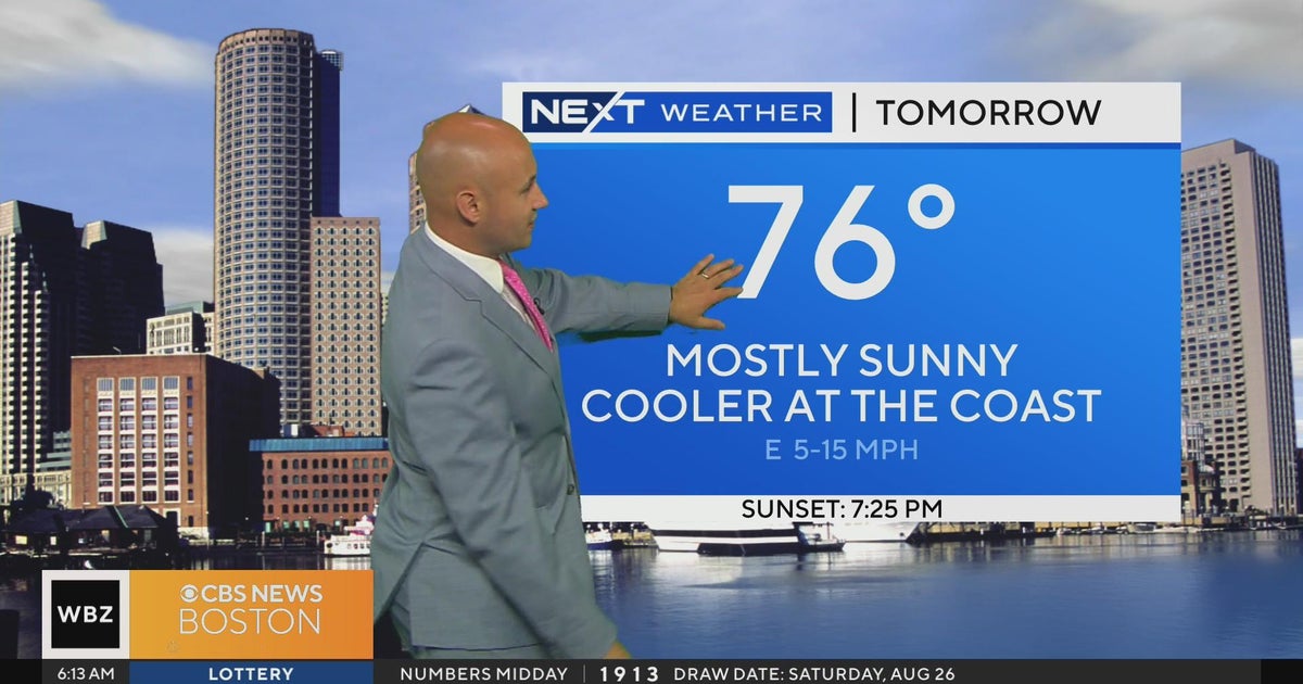 Next Weather: WBZ Morning Update For August 27 - CBS Boston