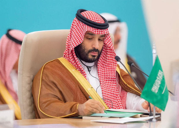 FILE PHOTO: Saudi Crown Prince Mohammed bin Salman attends the 18th consultative meeting of the leaders of the GCC & the Gulf summit with the central Asian countries C5 in Jeddah Saudi Arabia 