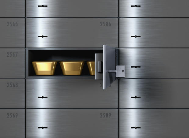 Gold Bars in Safe Deposit Box 