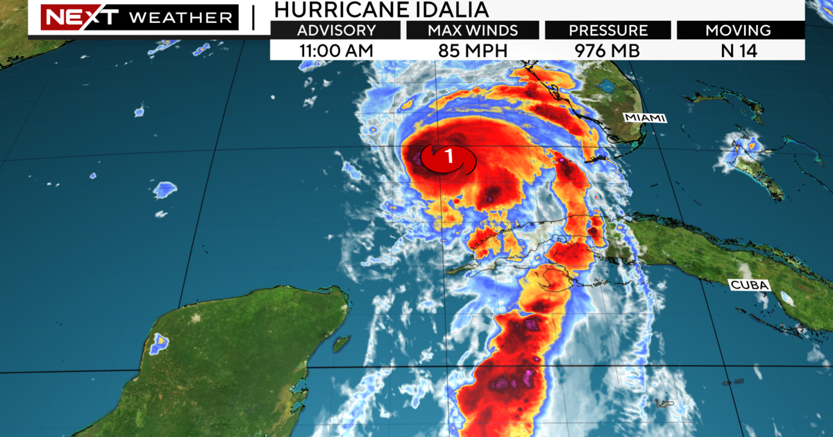 Ураганът Идалия който в момента се движи към Флорида се