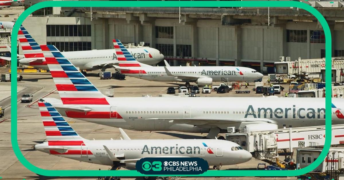 Stuck on the runway? American Airlines may owe you money - CBS Philadelphia