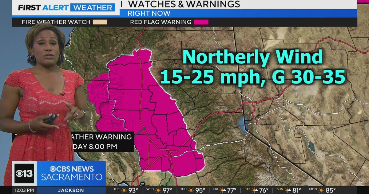 Hot, windy conditions will pose high-fire danger for Sacramento Valley