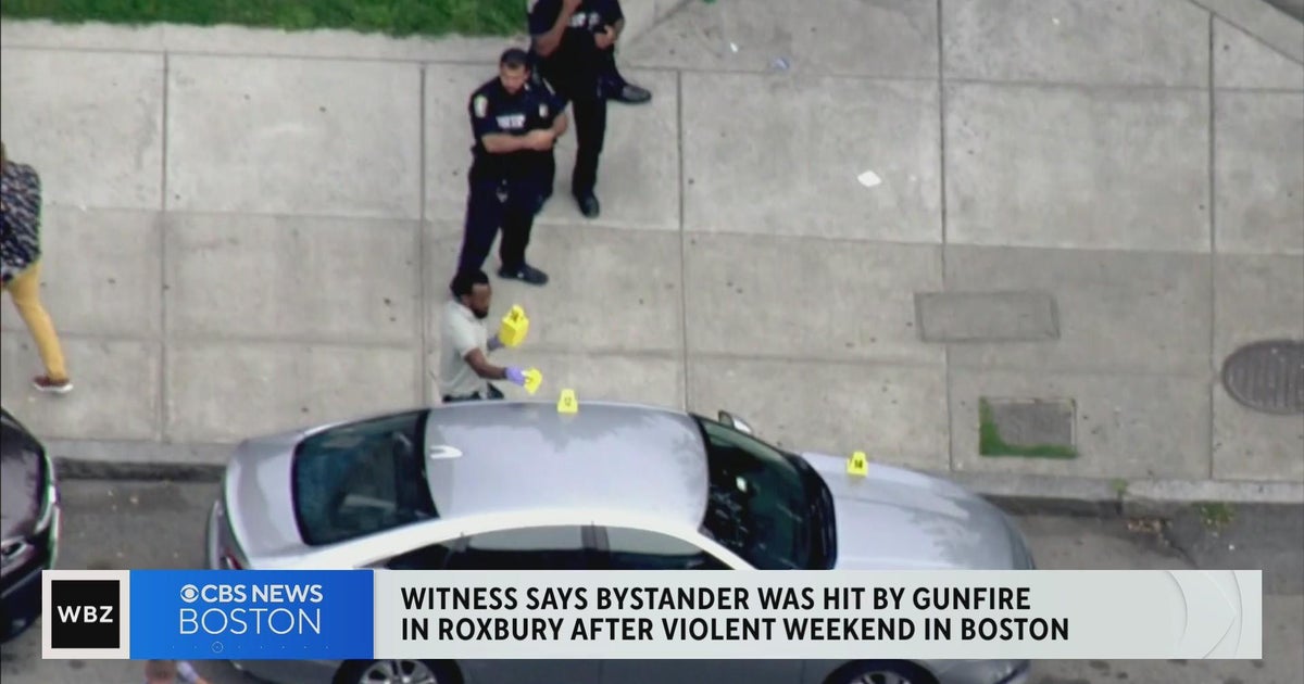 Police investigate shooting in Roxbury after violent weekend - CBS Boston