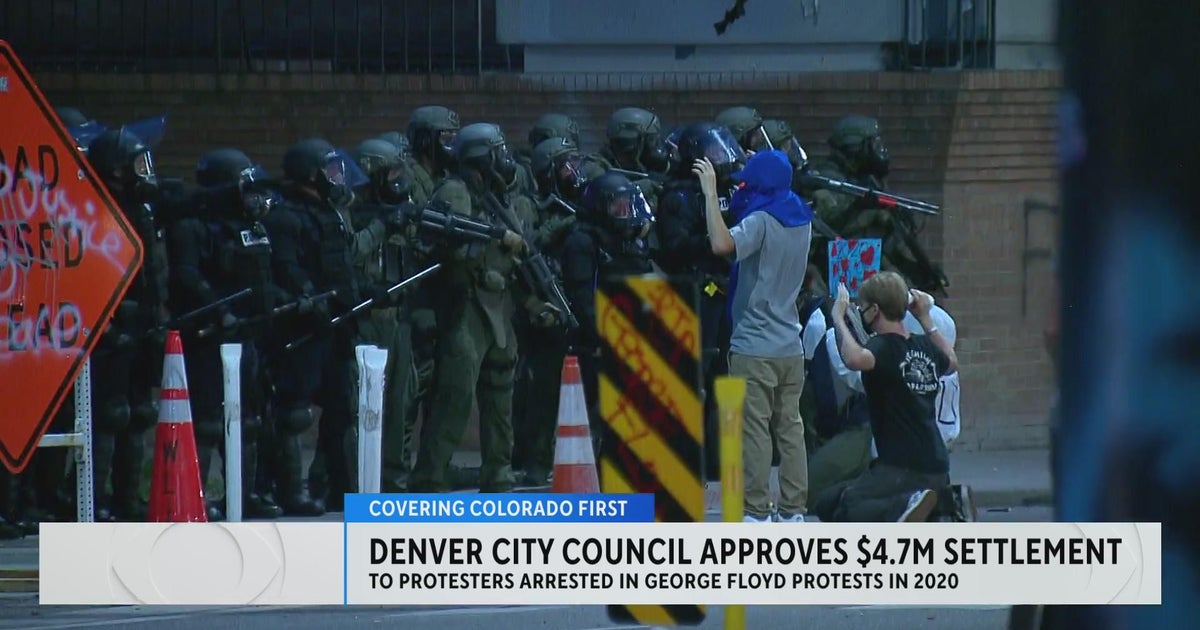 Denver City Council approves $4.7M settlement to 2020 protesters - CBS ...