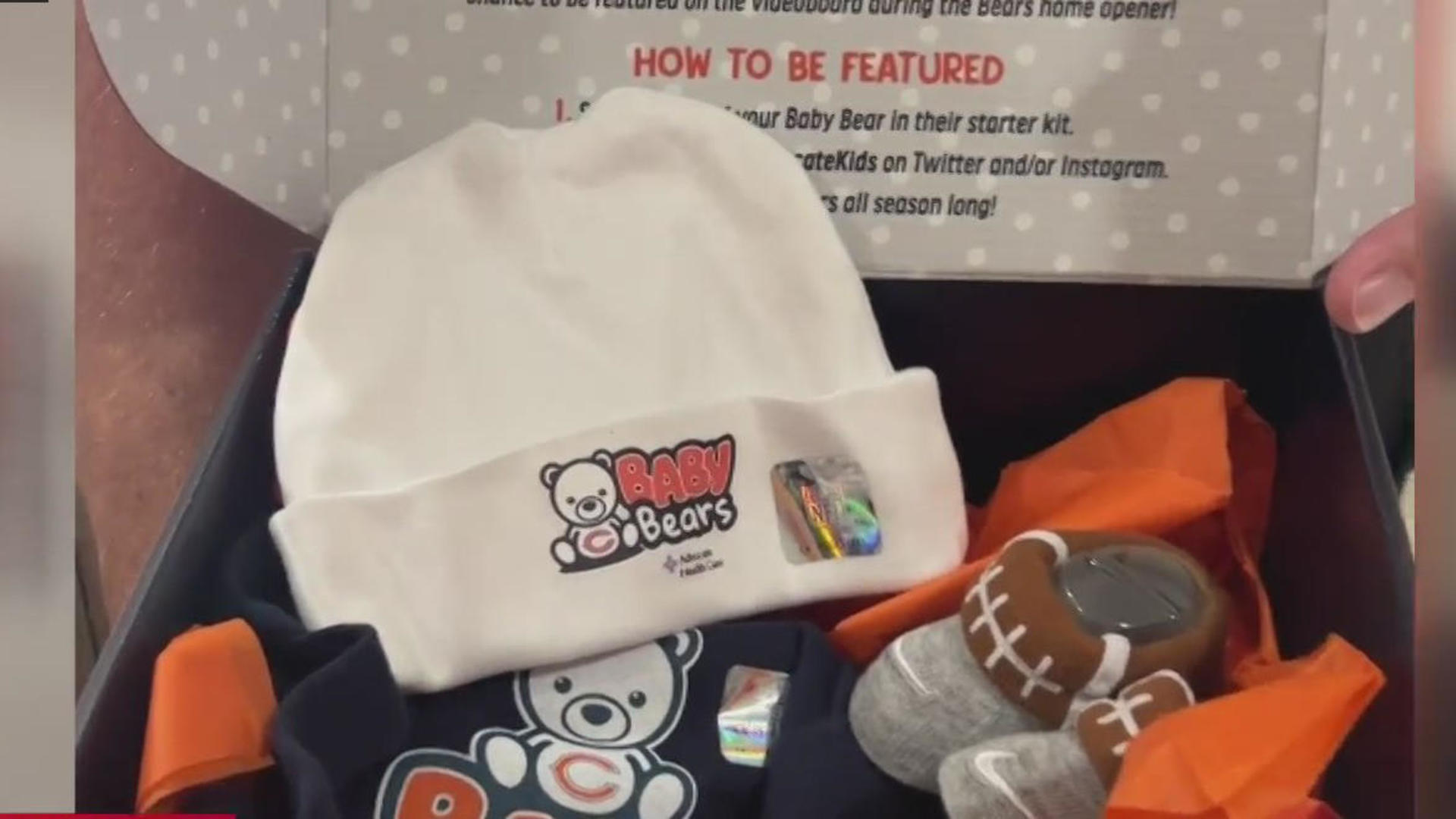 Newborns to receive special Chicago Bears swag at Advocate Hospitals