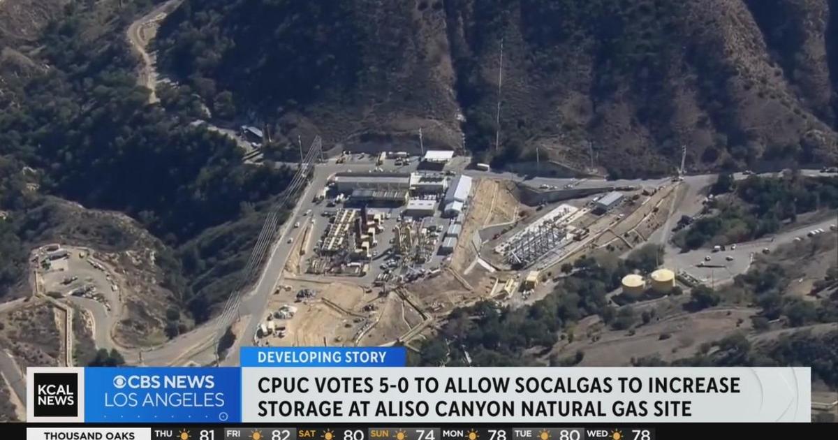 CPUC unanimously approves increase in storage at Aliso Canyon