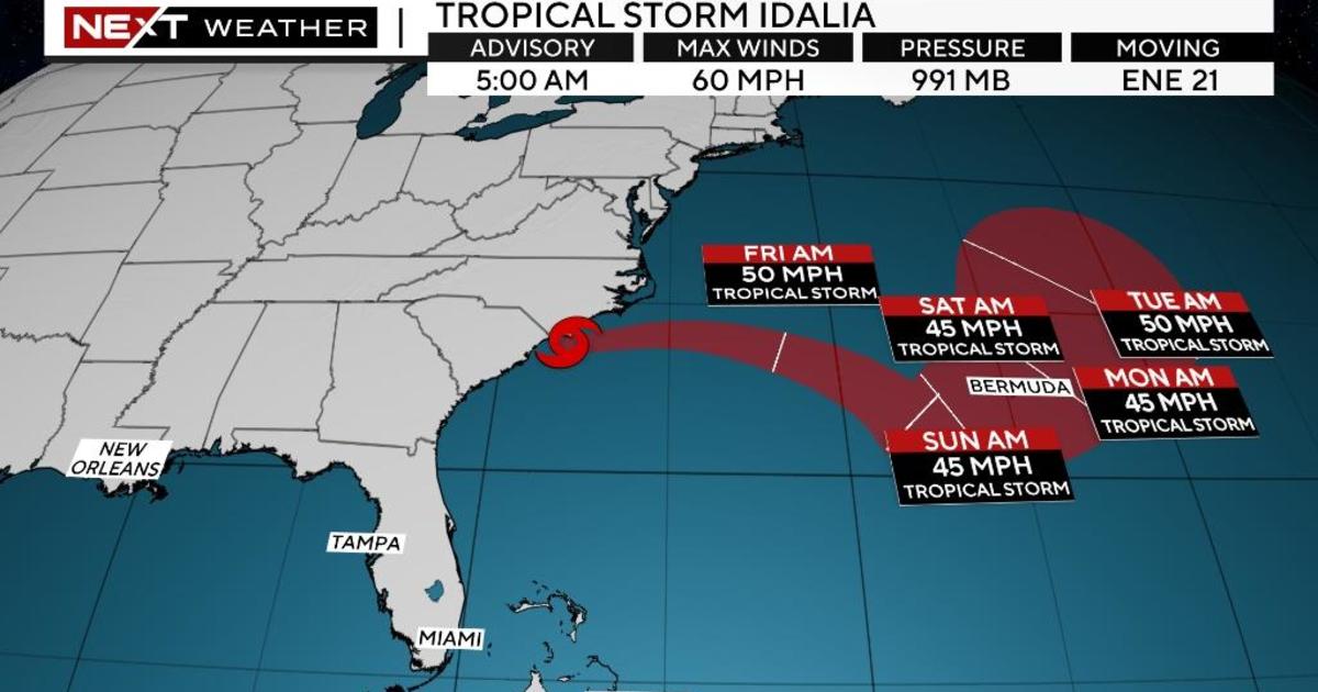 Tropical Storm Idalia lashing japanese North Carolina, Tropical Storm Joe forms in Atlantic