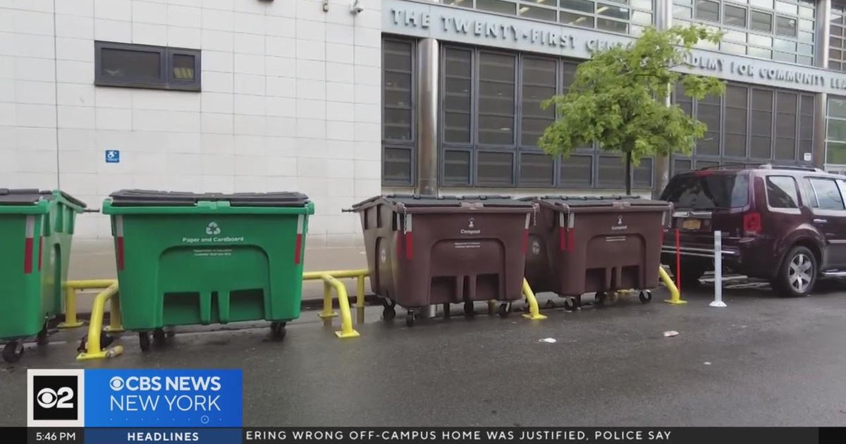 New waste bins outside Harlem schools reduce rats' access to garbage