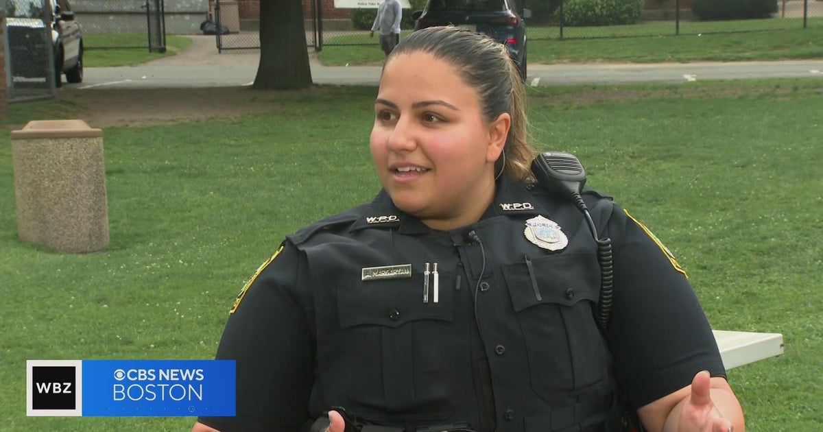Watertown police officer Anna Margaryan focuses on city's kids - CBS Boston