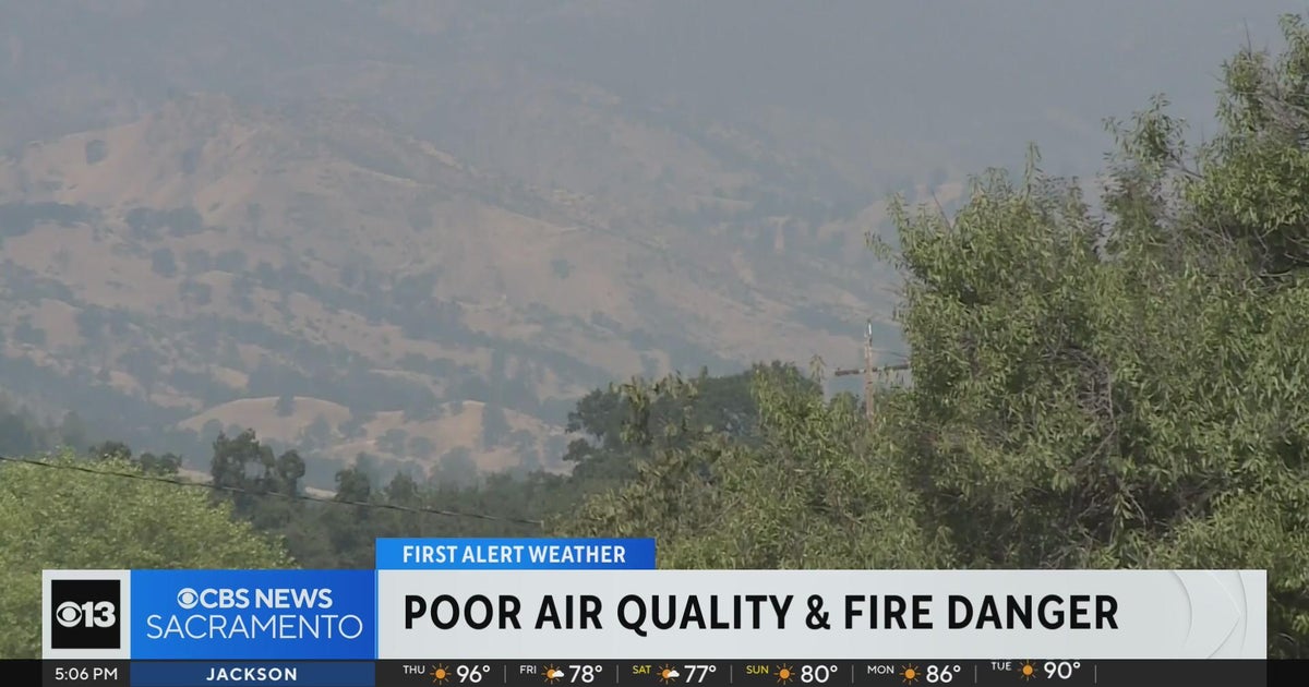 Wildfire smoke creating poor air quality across Sacramento region