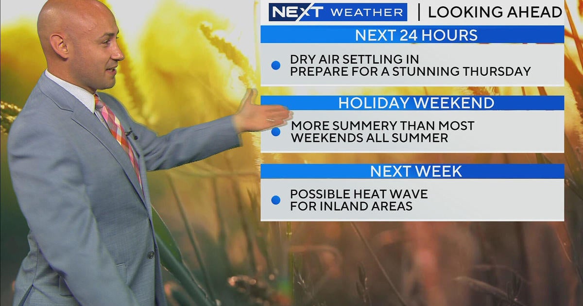 Next Weather: WBZ morning forecast for August 31, 2023