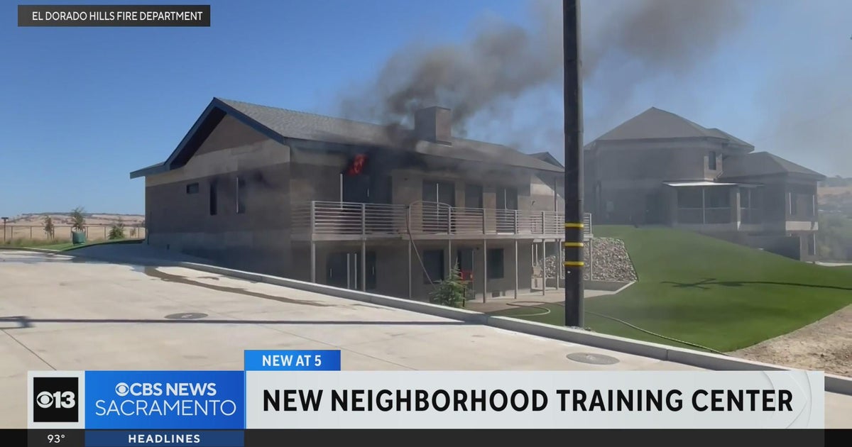 New firefighting training center comes to El Dorado Hills - CBS Sacramento