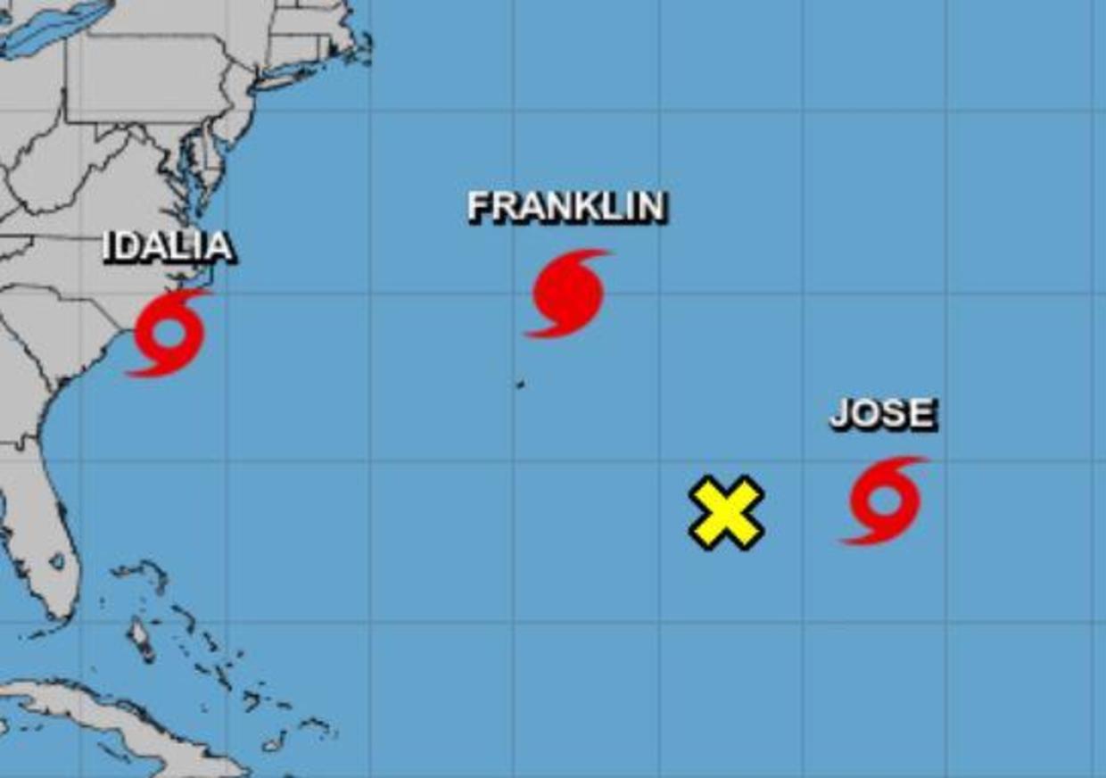 Tropical Storm Jose forms in the Atlantic Ocean WGHN