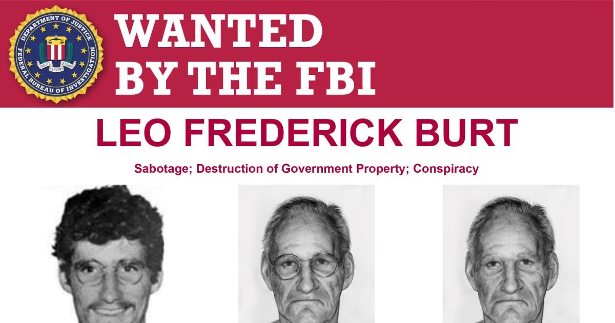 FBI releases age-processed photos of Leo Burt, Wisconsin campus bomber wanted for 53 years